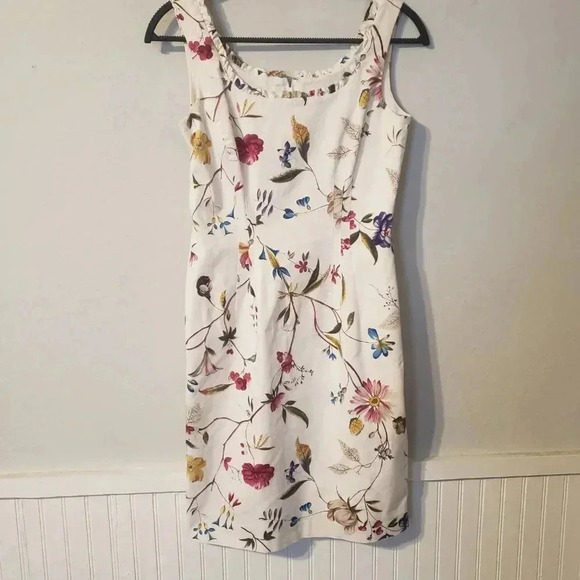 Donna Ricco White Floral Dress - Picture 2 of 6